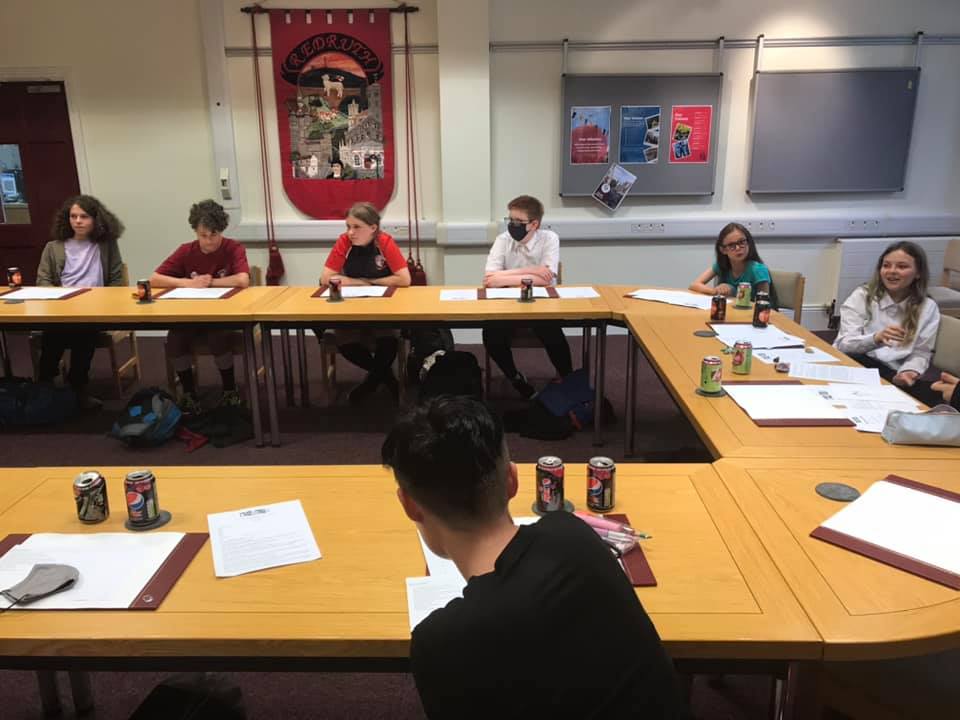 Meeting of the Youth Council in the Council Chamber