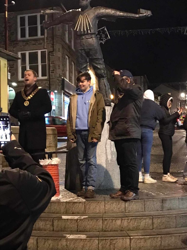 The Youth Council at the Christmas Lights Switch-on